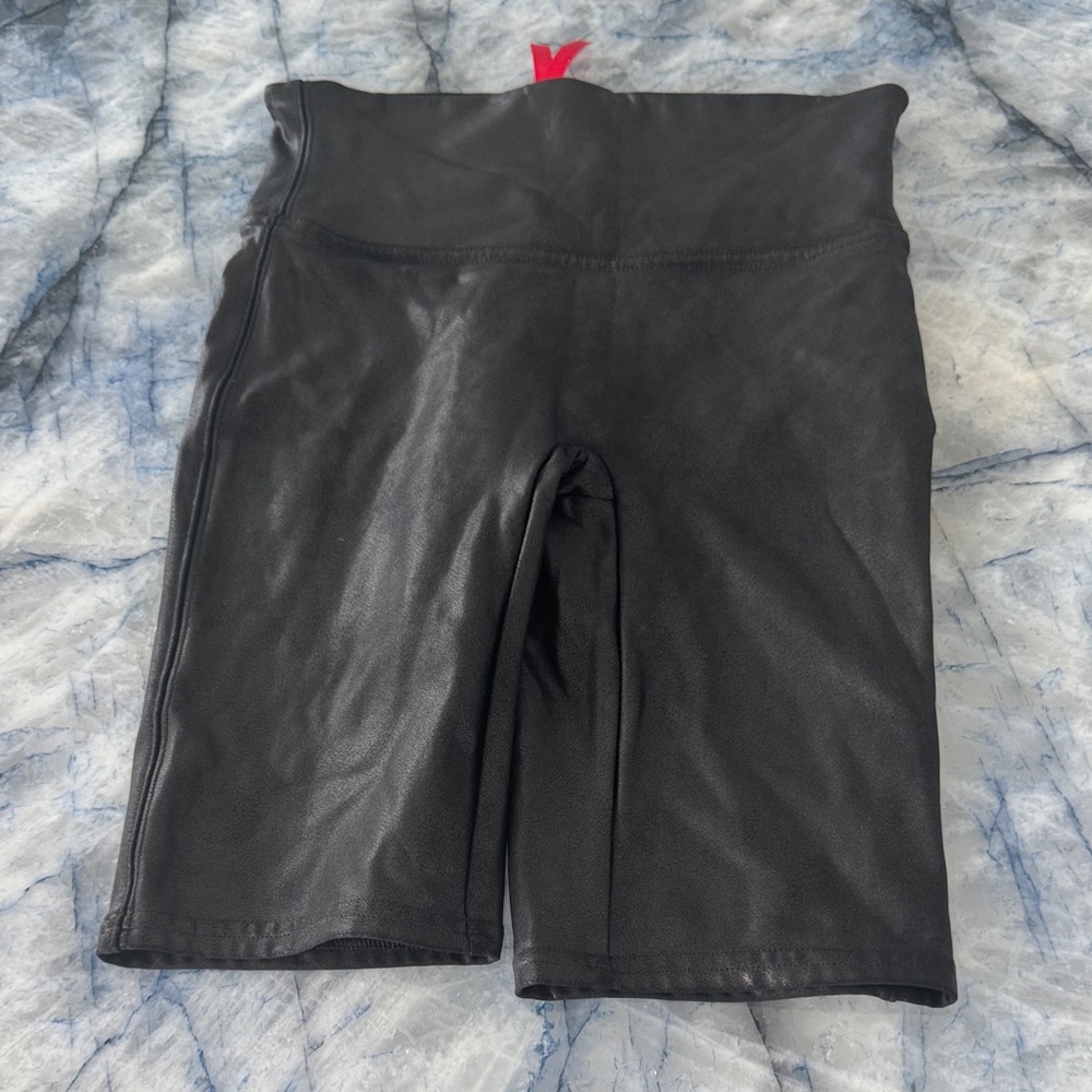 SPANX Black Bike Shorts